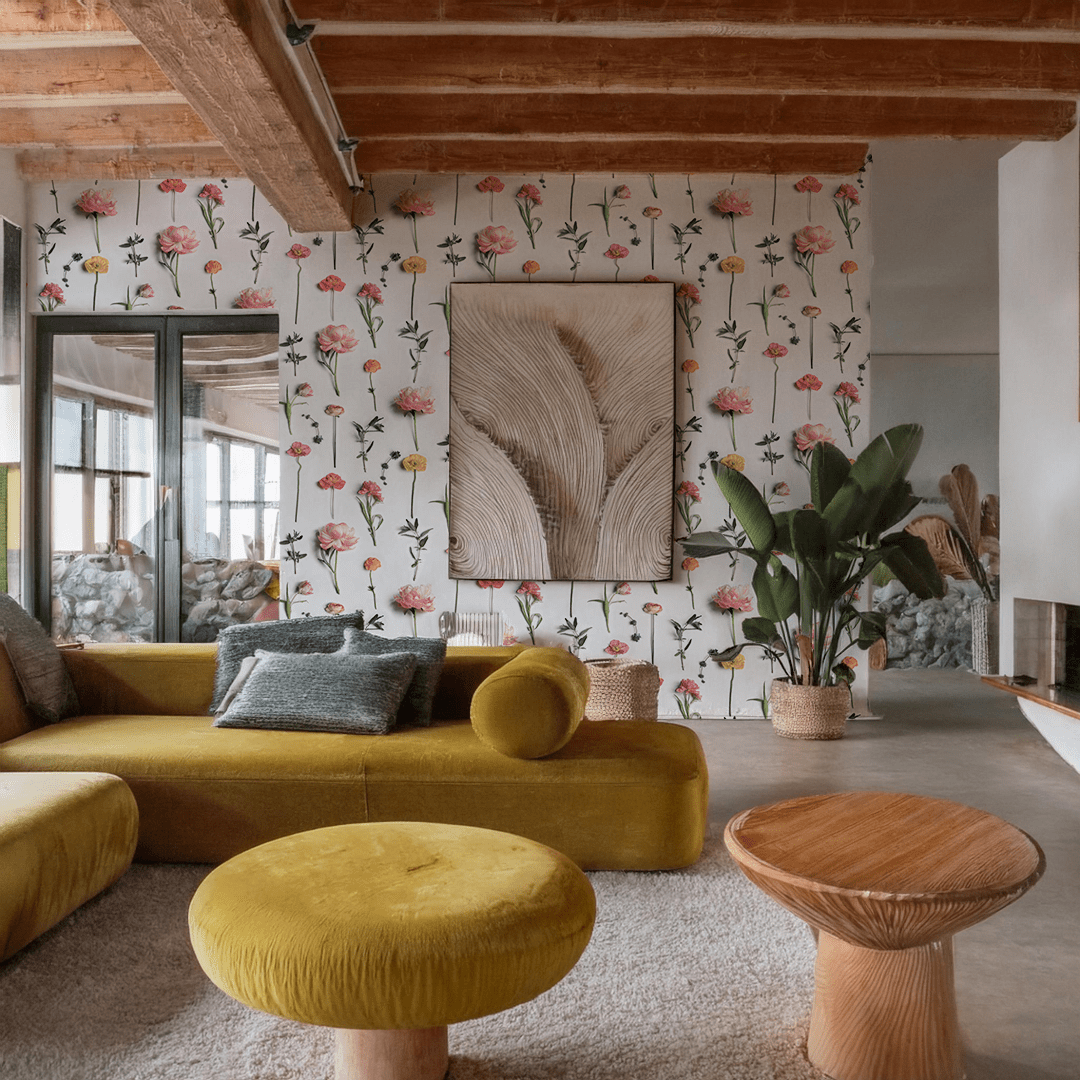 Fresh to Death Wallpaper, standard pattern, spring muted - mosswell.us