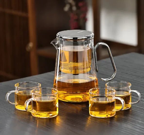 Full Glass Liner Magnetic Tea Set - mosswell.us