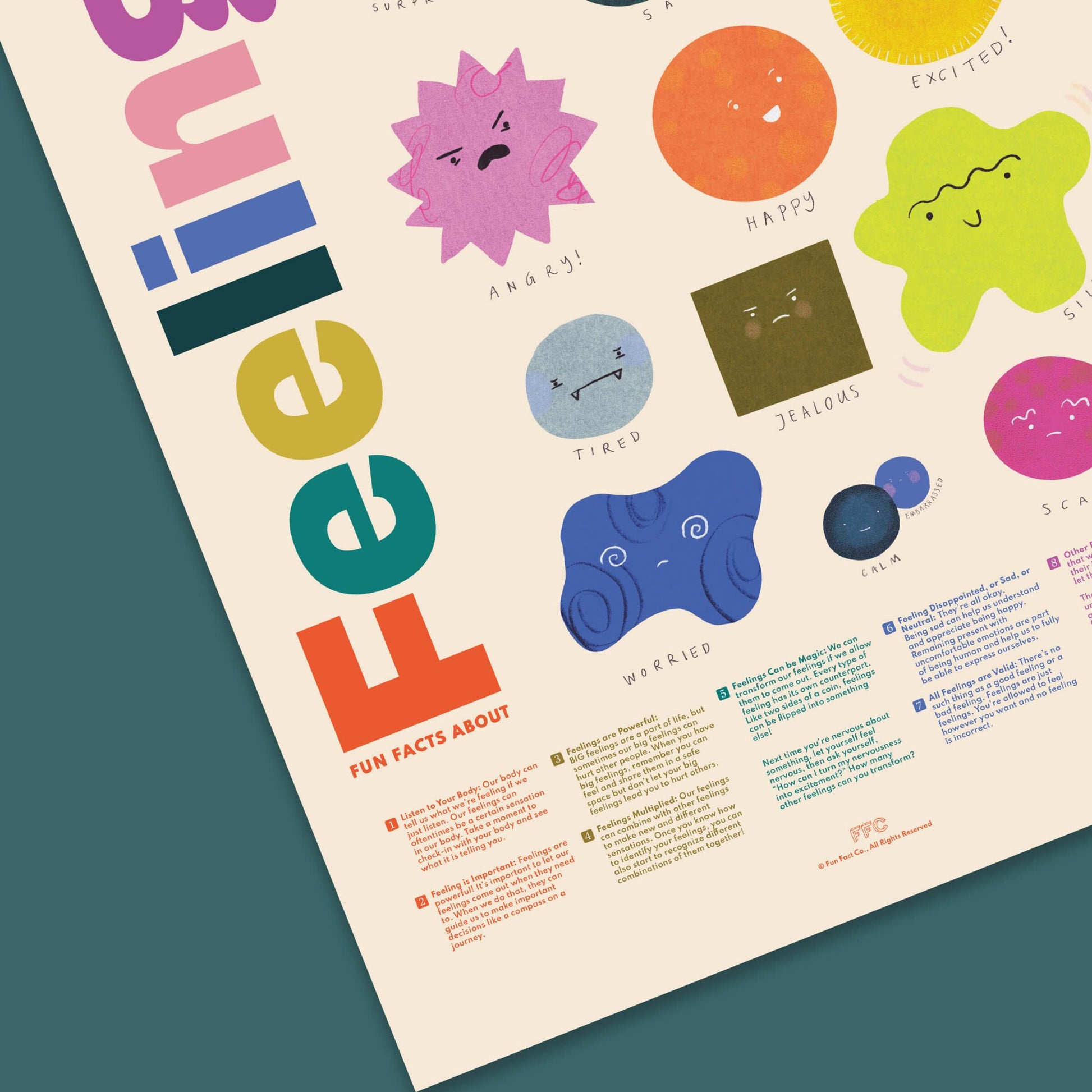 Fun Facts About Feelings Print - mosswell.us