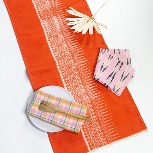 Gabriela Jaspé Table Runner - Orange - mosswell.us