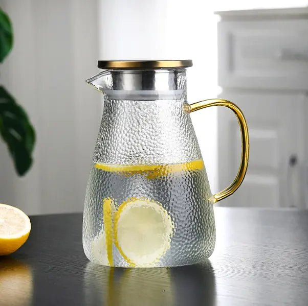 Glass Cold Water and Tea Pot Set - mosswell.us
