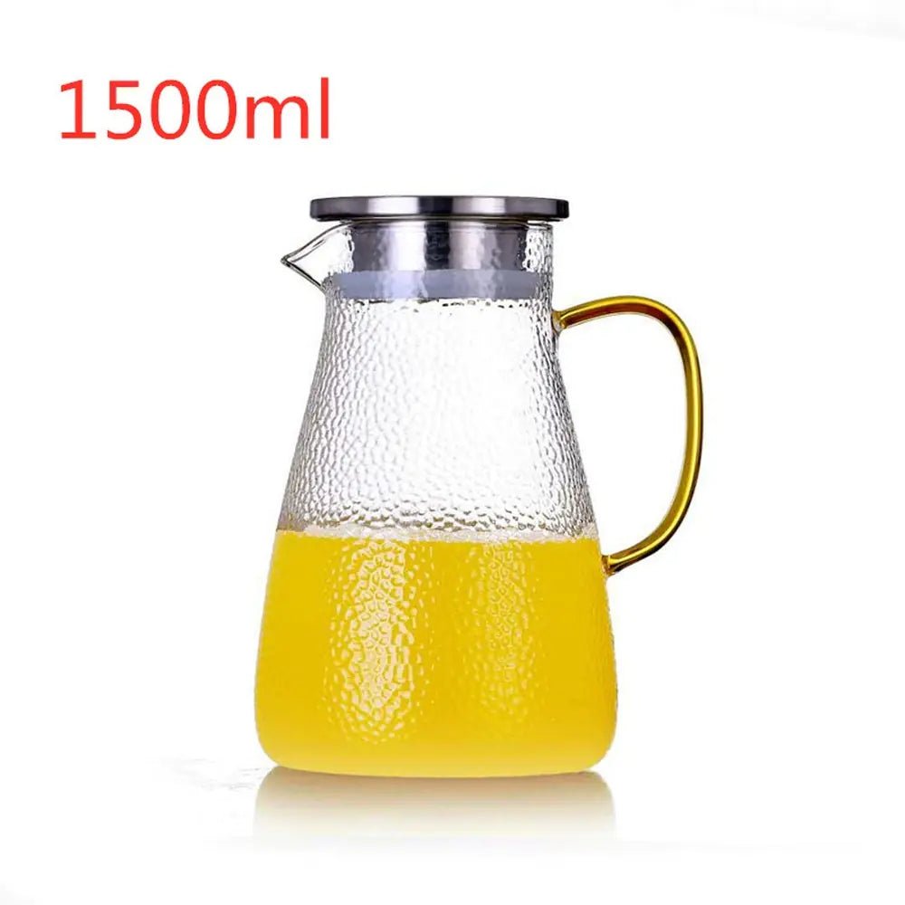 Glass Cold Water and Tea Pot Set - mosswell.us