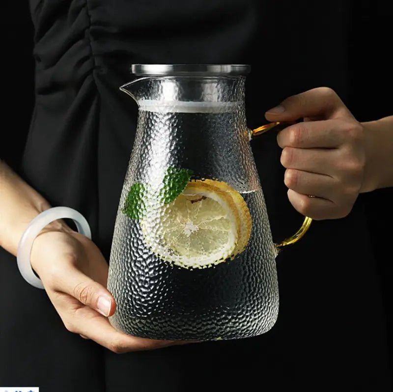 Glass Cold Water and Tea Pot Set - mosswell.us