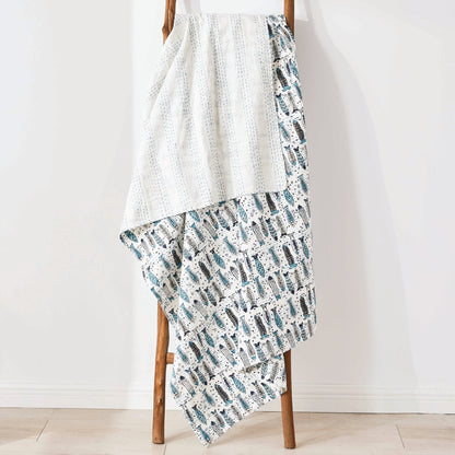 Hand Stitched Block Print Kantha Throws - mosswell.us
