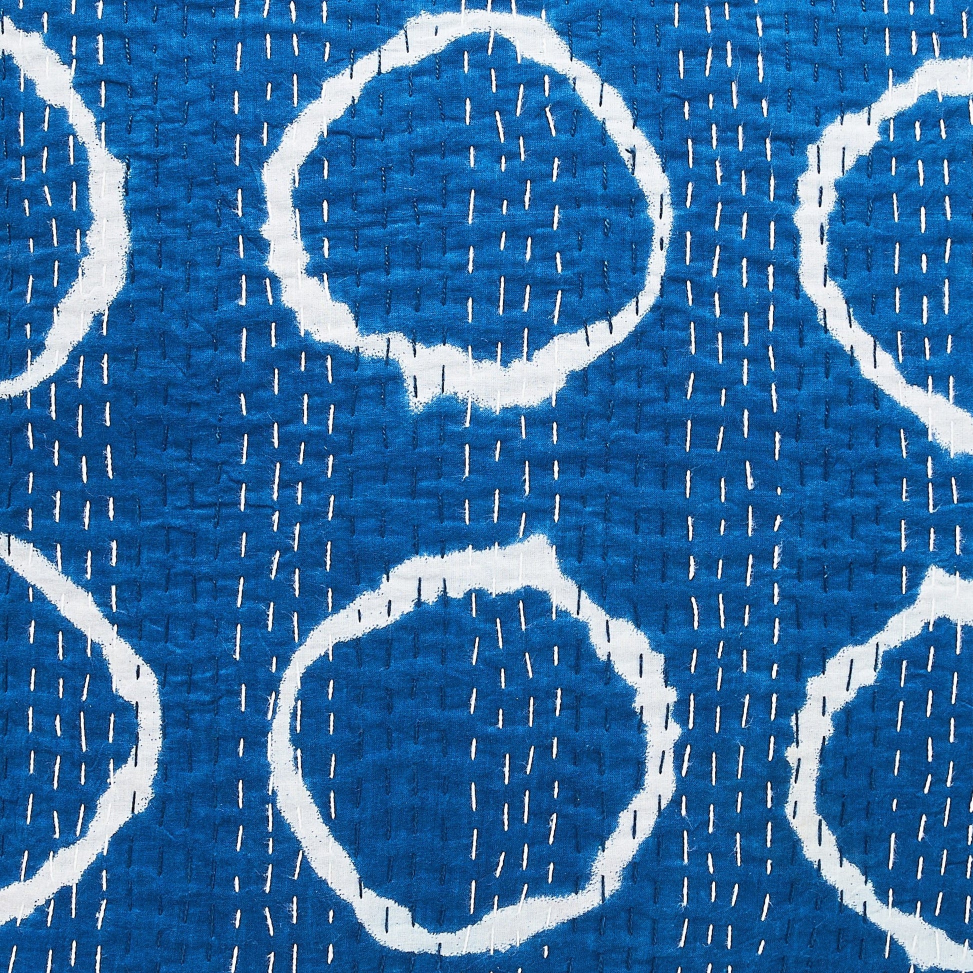 Hand Stitched Block Print Kantha Throws - mosswell.us