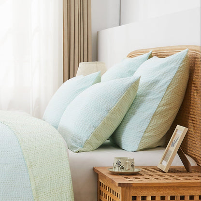 Hand Stitched Reversible Kantha Pillow Sham Pairs - mosswell.us