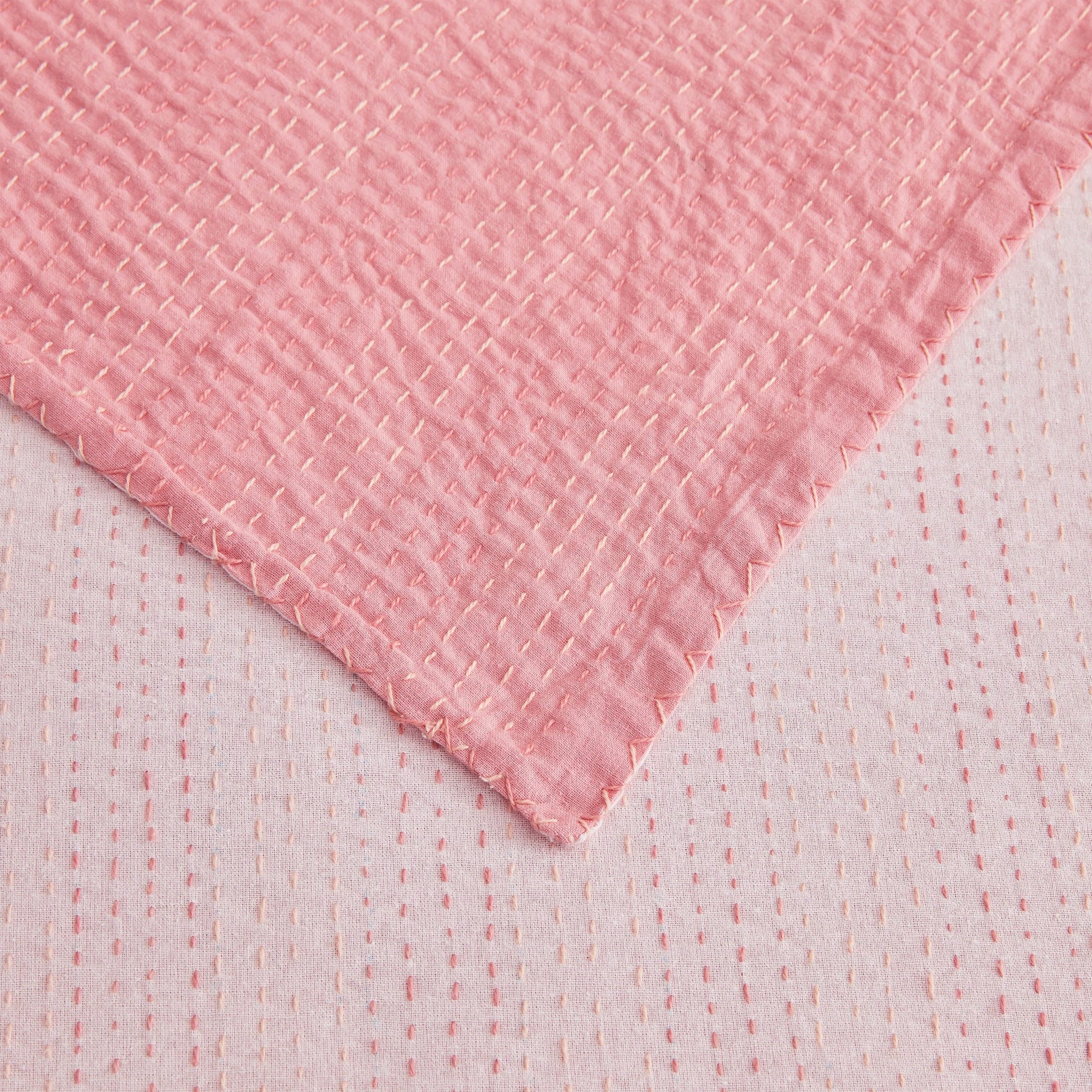 Hand Stitched Reversible Kantha Throws - mosswell.us