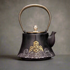 Handcrafted Japanese Cast Iron Teapot for Tea Ceremony - mosswell.us