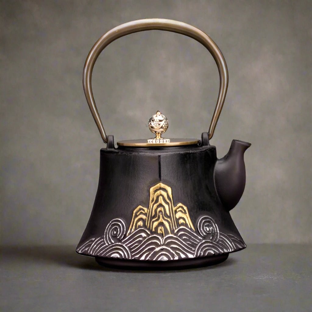 Handcrafted Japanese Cast Iron Teapot for Tea Ceremony - mosswell.us