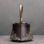 Handcrafted Japanese Cast Iron Teapot for Tea Ceremony - mosswell.us