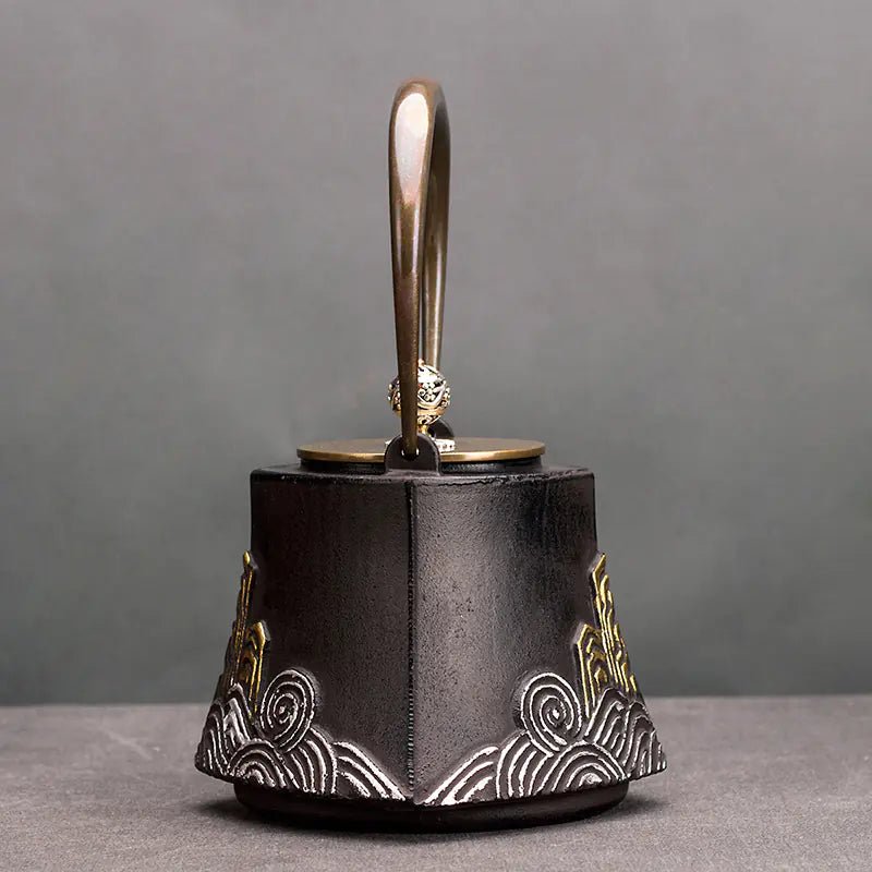 Handcrafted Japanese Cast Iron Teapot for Tea Ceremony - mosswell.us