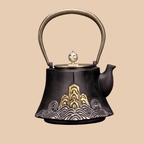 Handcrafted Japanese Cast Iron Teapot for Tea Ceremony - mosswell.us