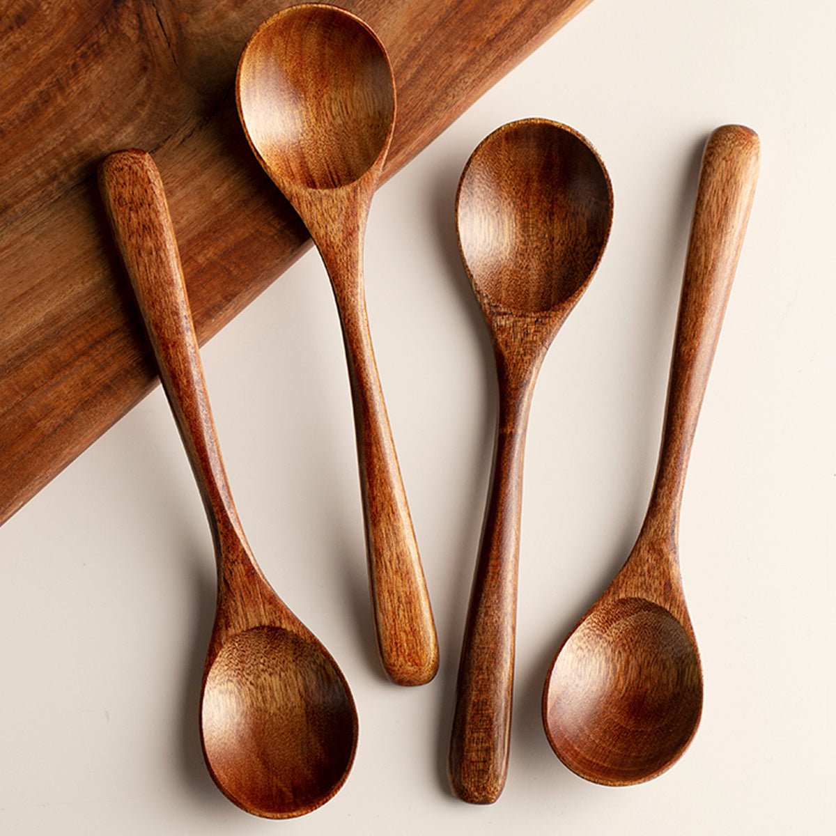 Handcrafted Wooden Spoons Set of 4 - mosswell.us