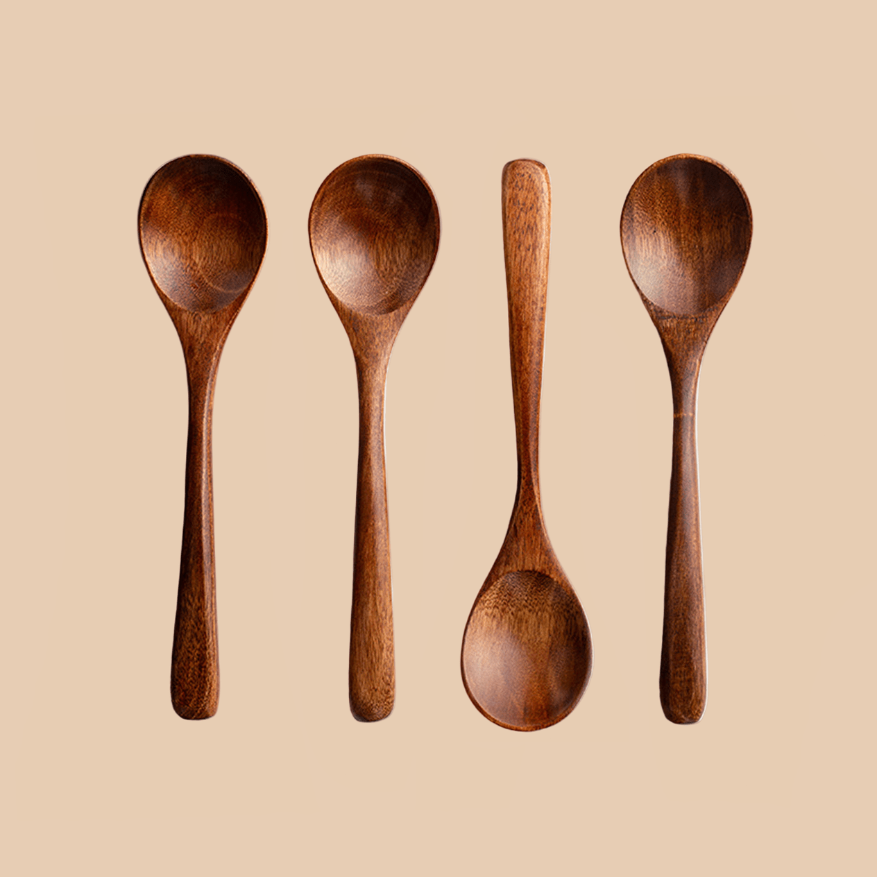 Handcrafted Wooden Spoons Set of 4 - mosswell.us