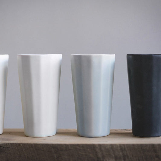 Handmade Porcelain Pint Cup - mosswell.us
