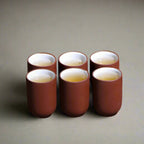 Handmade Purple Clay Tea Cup Set for Kung Fu Tea - mosswell.us
