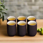 Handmade Purple Clay Tea Cup Set for Kung Fu Tea - mosswell.us