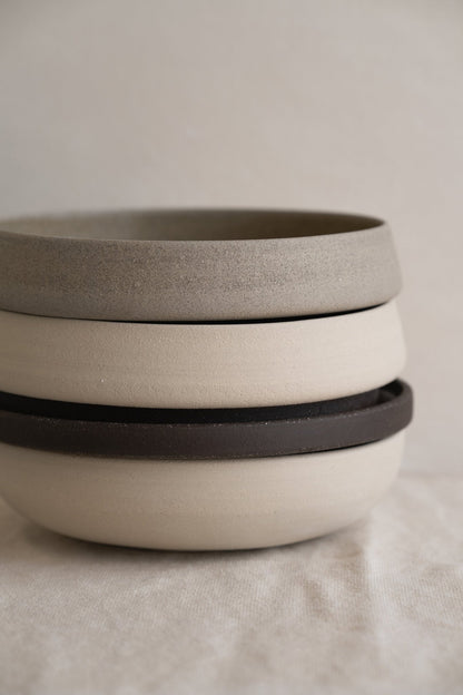 Handmade Stoneware Dinner Plate - Pumpernickel - mosswell.us