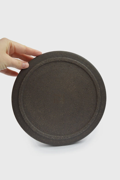 Handmade Stoneware Dinner Plate - Pumpernickel - mosswell.us