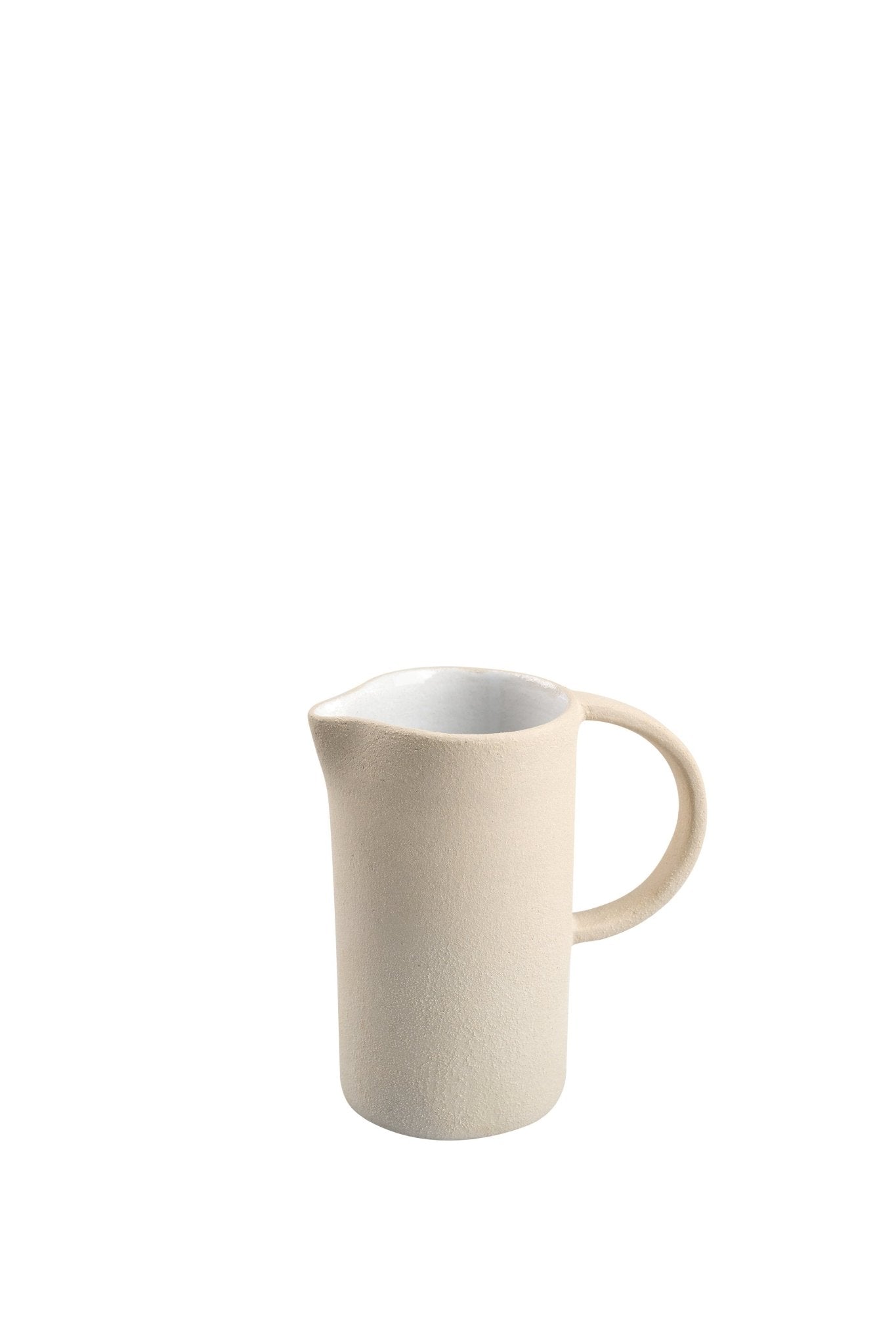 Handmade Stoneware Large Pitcher - mosswell.us