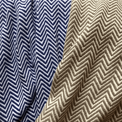 Herringbone Cotton Blanket - mosswell.us