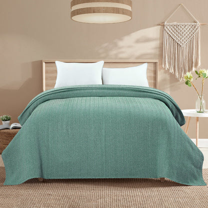 Herringbone Cotton Blanket - mosswell.us
