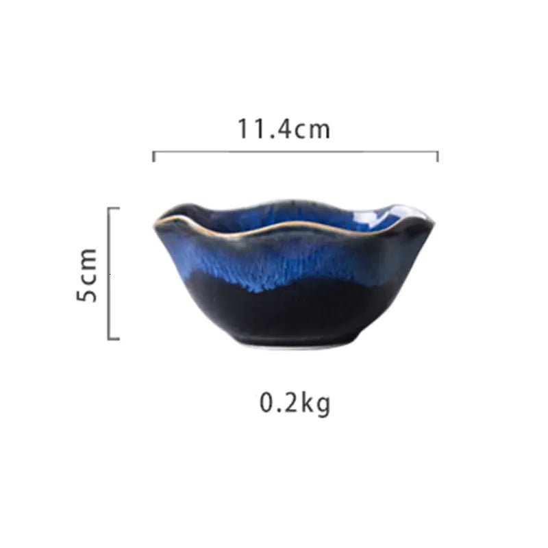 Japanese Ceramic Lotus Dinnerware Set for Restaurants - mosswell.us