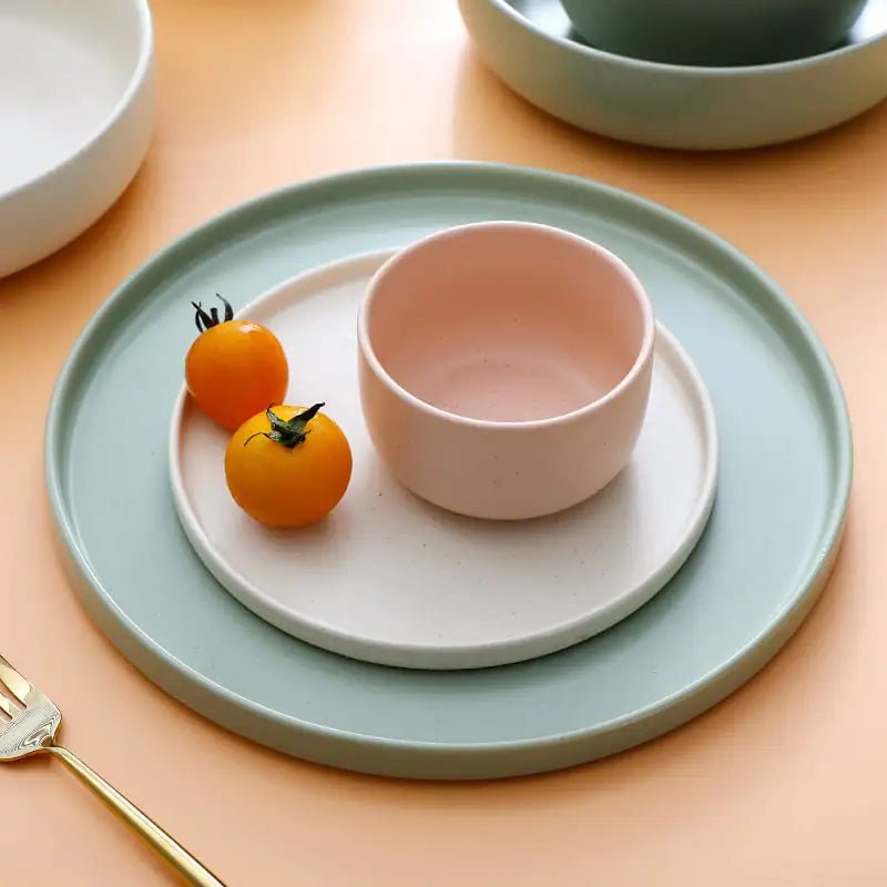 Japanese Ceramic Ramen and Salad Bowl Set - mosswell.us