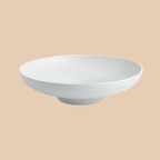Japanese Ceramic Salad Bowl with Bamboo Hat Design