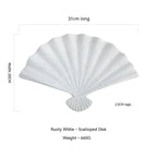 Japanese Ceramic Sushi Fan - Shaped Meal Plate - mosswell.us