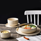 Japanese Stoneware Sesame Glaze Tableware Set - mosswell.us