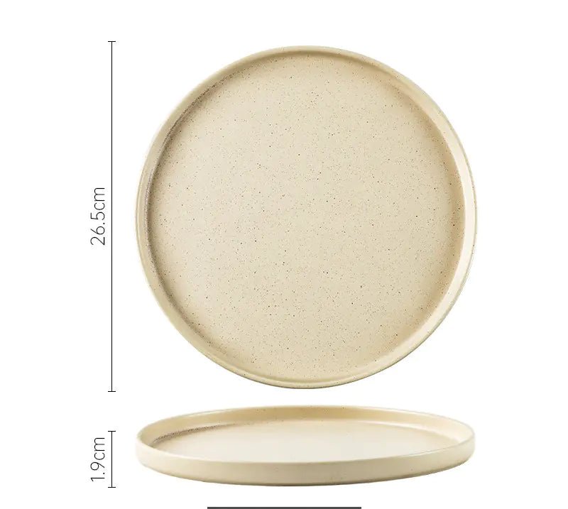 Japanese Stoneware Sesame Glaze Tableware Set - mosswell.us