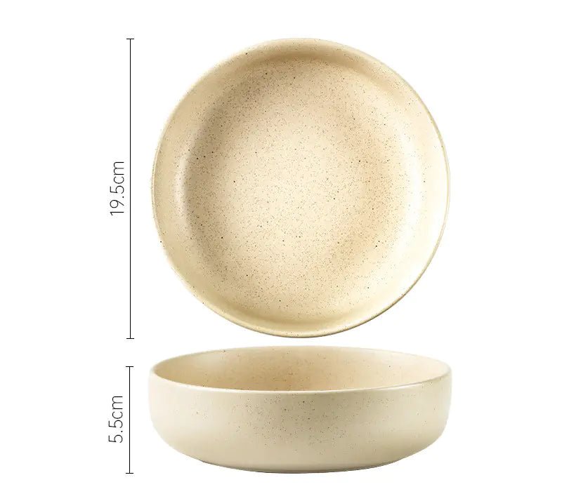 Japanese Stoneware Sesame Glaze Tableware Set - mosswell.us