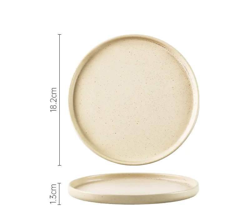 Japanese Stoneware Sesame Glaze Tableware Set - mosswell.us