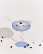 Jelly Bean Wine Glass - Whimsical Eclectic Dopamine Cocktail Coupe - mosswell.us