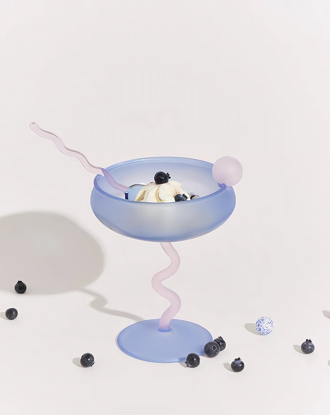 Jelly Bean Wine Glass - Whimsical Eclectic Dopamine Cocktail Coupe - mosswell.us