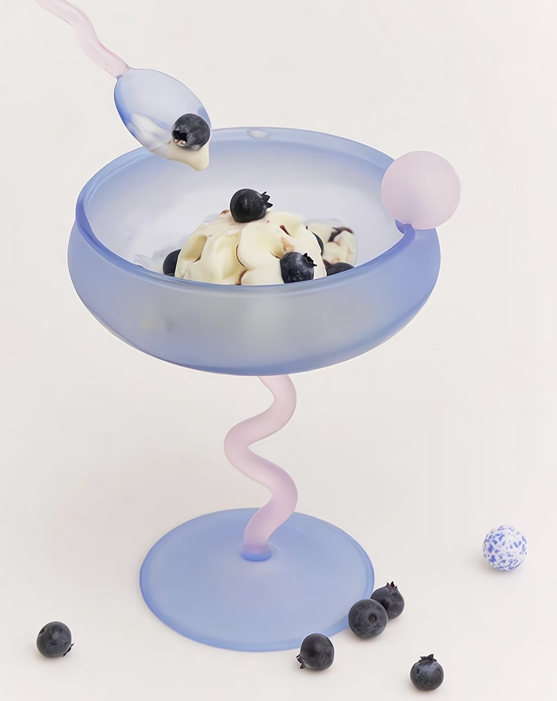 Jelly Bean Wine Glass - Whimsical Eclectic Dopamine Cocktail Coupe - mosswell.us