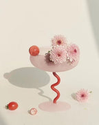 Jelly Bean Wine Glass - Whimsical Eclectic Dopamine Cocktail Coupe - mosswell.us