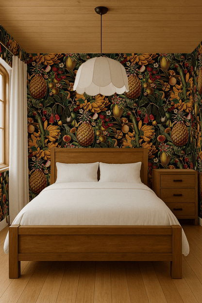 Juicy Fruit Wallpaper, black - mosswell.us