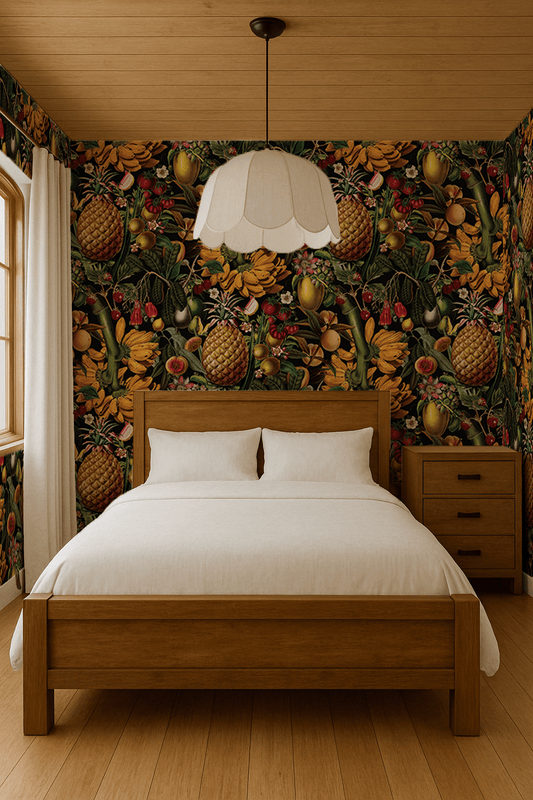 Juicy Fruit Wallpaper, black - mosswell.us
