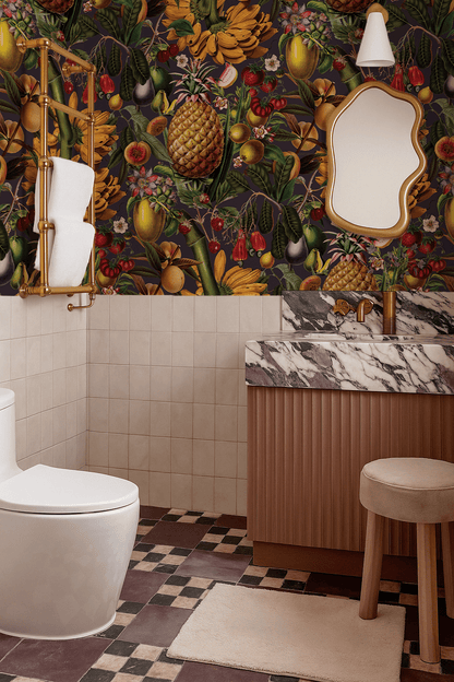 Juicy Fruit Wallpaper, plum - mosswell.us