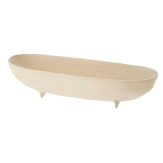 Large Ivory Rockform Dish - mosswell.us