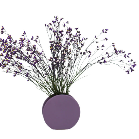 Lavender Macaroon Ceramic Vase - Pair - mosswell.us