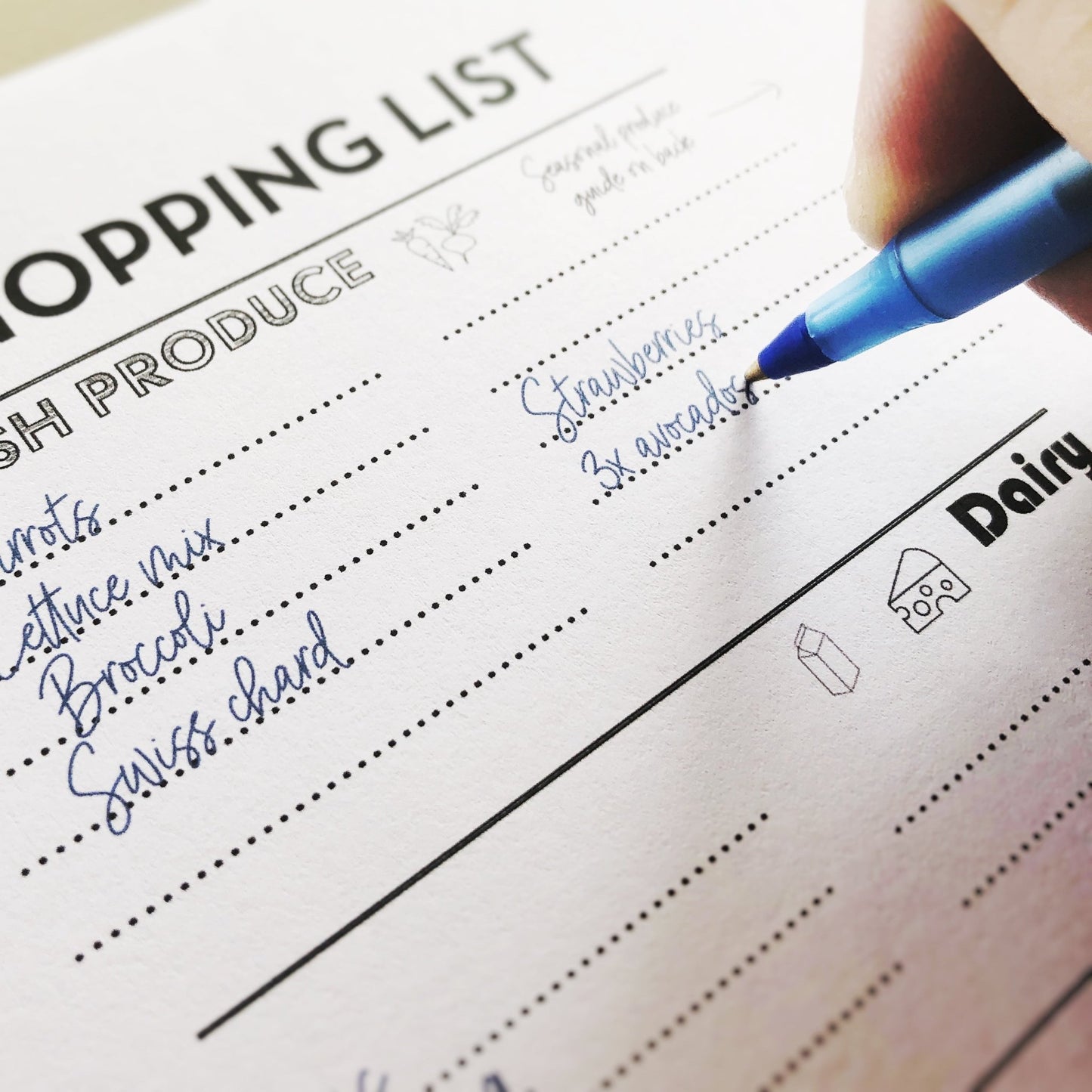 Market Shopping List - mosswell.us