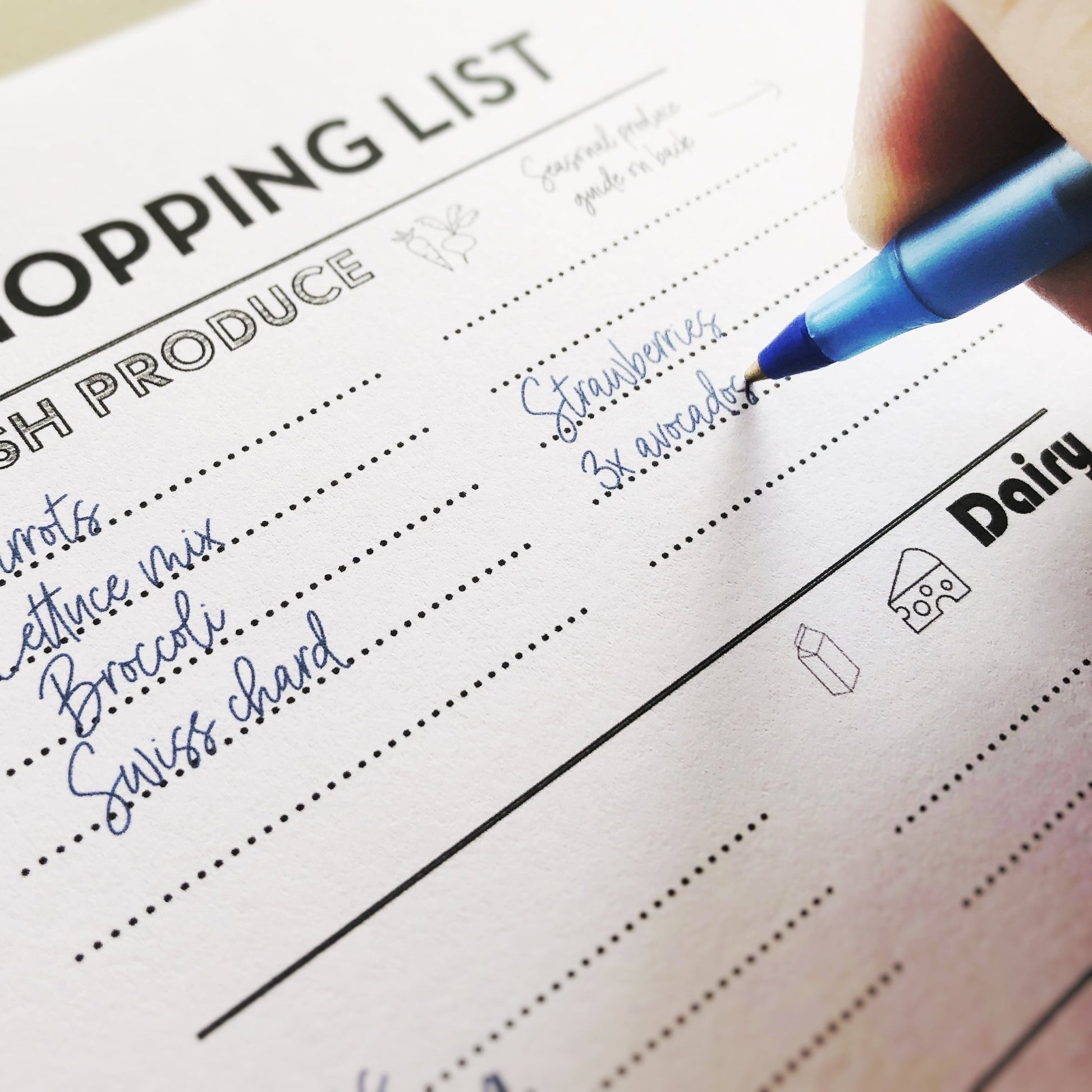 Market Shopping List - mosswell.us