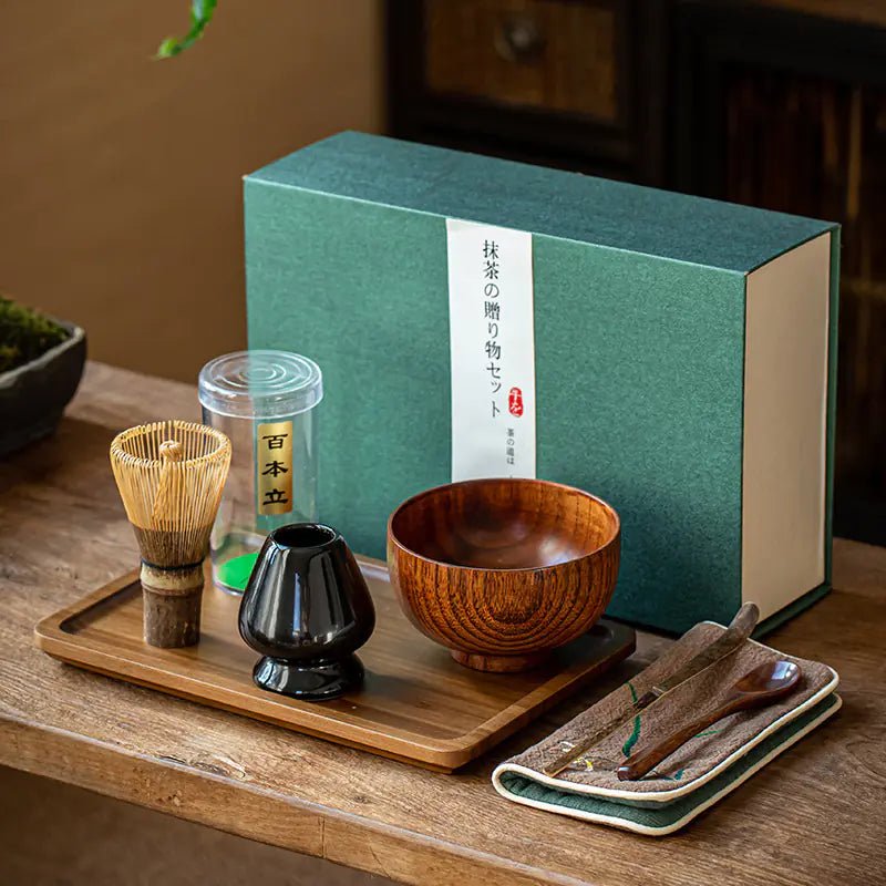 Matcha Whisk Set with Stand - Japanese Tea Ceremony Gift - mosswell.us