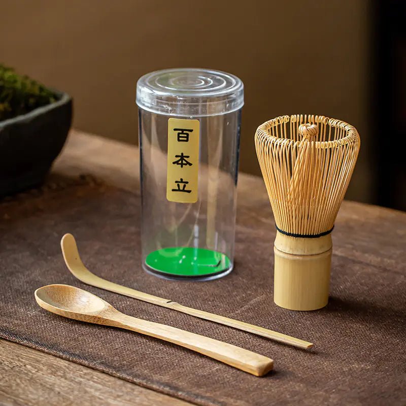 Matcha Whisk Set with Stand - Japanese Tea Ceremony Gift - mosswell.us