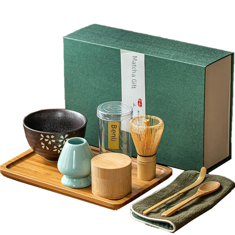 Matcha Whisk Set with Stand - Japanese Tea Ceremony Gift - mosswell.us