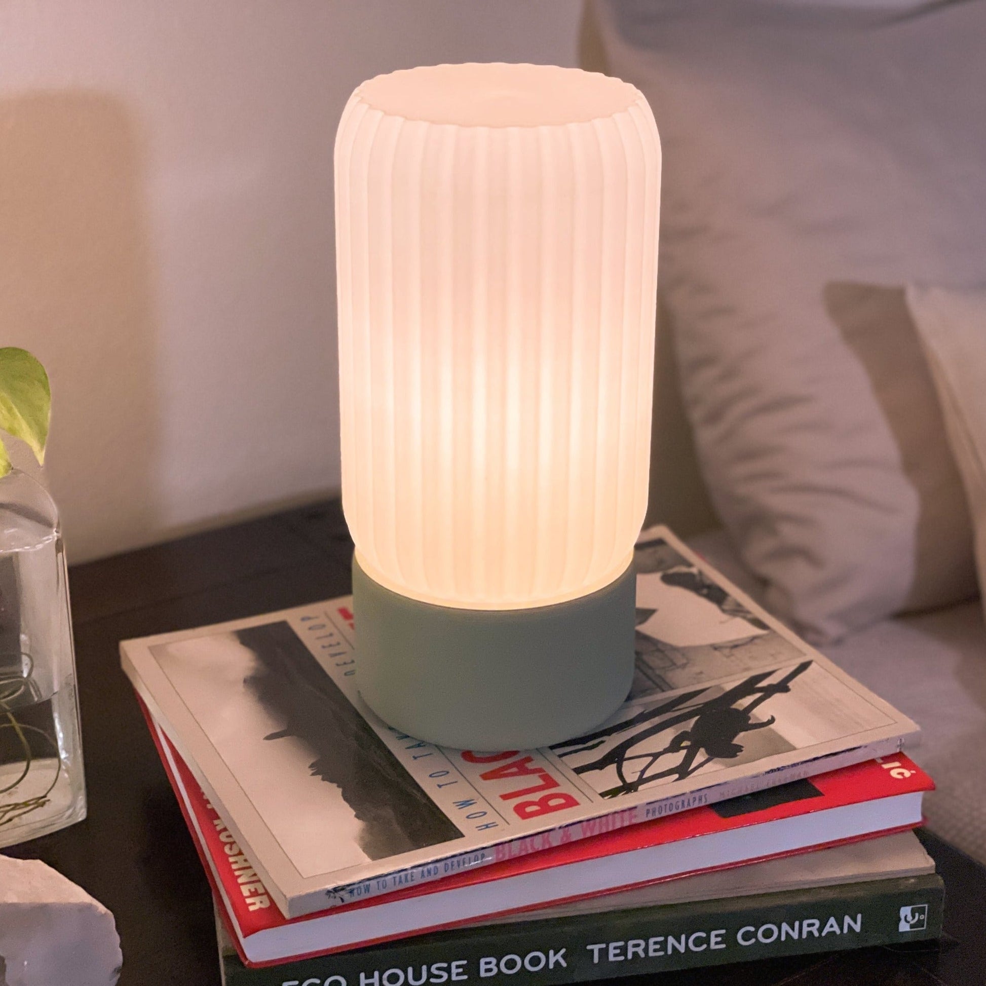 Milk Shade Barrel Table Lamp - mosswell.us