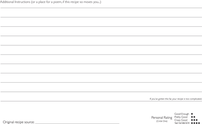 Modern Recipe Cards - mosswell.us